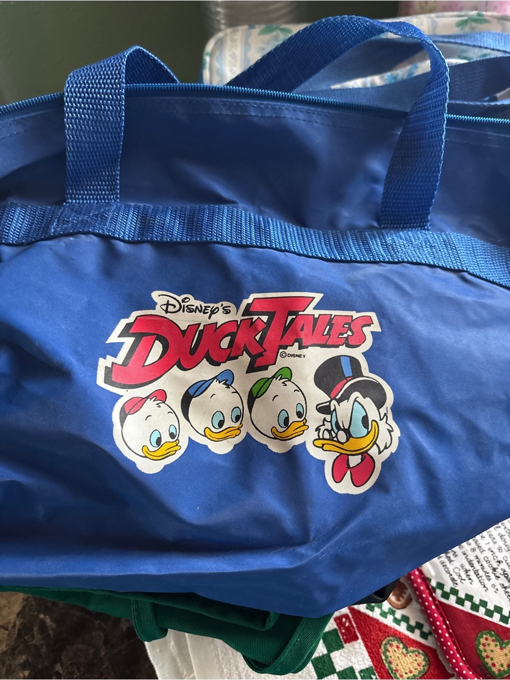 Retro Disney DuckTales Blue Character Tote